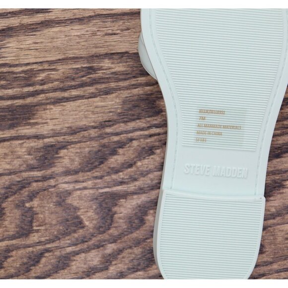 NWT Steve Madden Womens Jellie Jelly Slide Sandal JELL03S1 Light Green 7M - Picture 13 of 13
